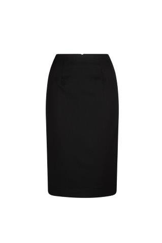 Mid length skirt Micro Fibre Black