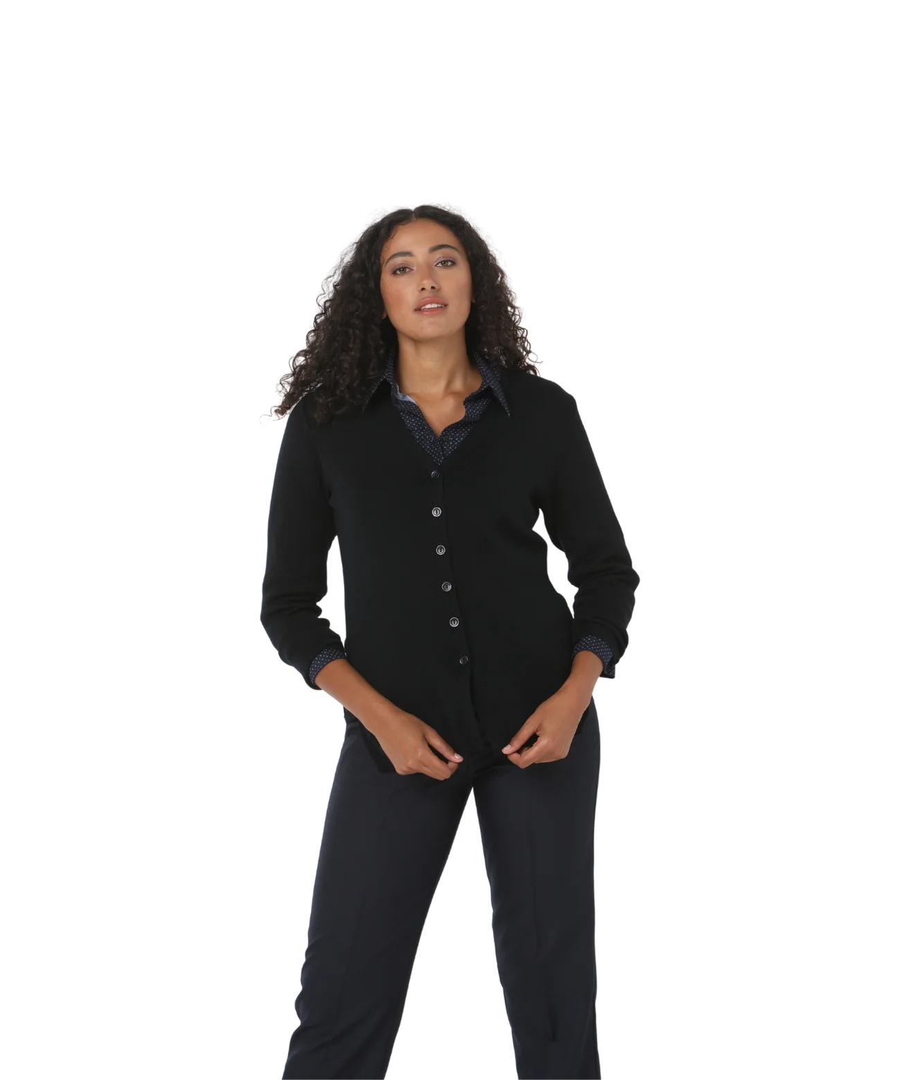 Long Line Easy Fit Cardigan - Image 5